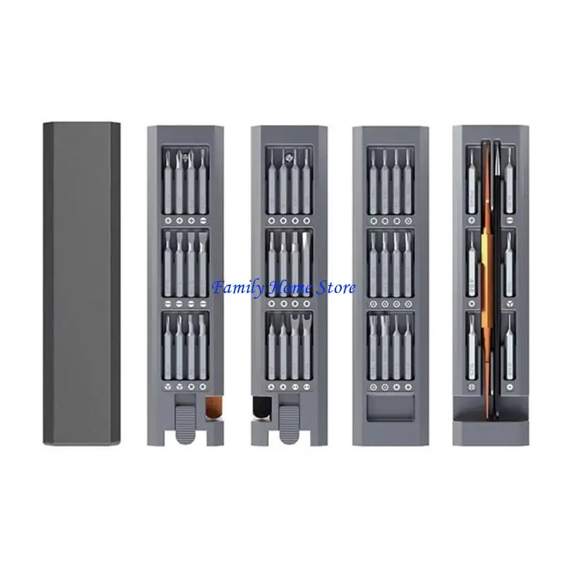 P0UF 44-in-1 pocket set set screcision bit kits multifunction multifunction screw repair tool for phone