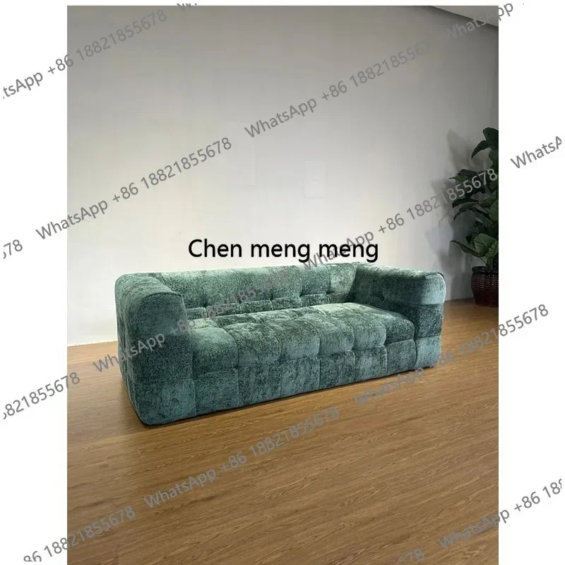F182Vacuum compression sofa marshmallow straight row multi-person small apartment corduroy lazy sofa