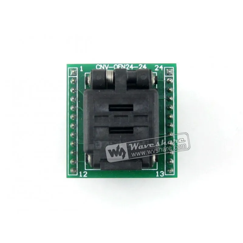 

Makerseek QFN24 TO DIP24 (B) SKU 6886 Waveshare QFN24 TO DIP24 B , Programmer Adapter,