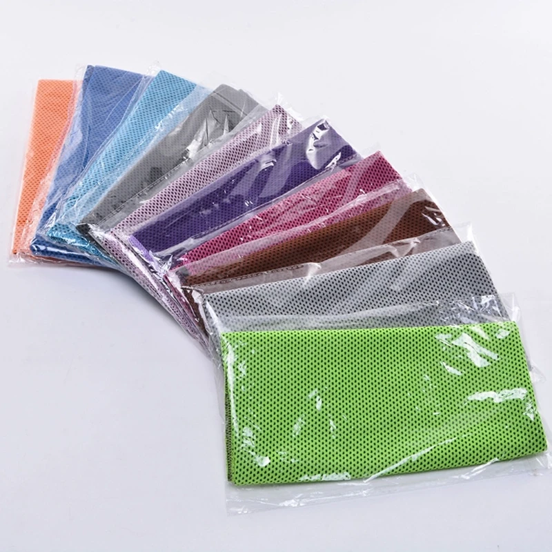 

Cooling Towel For Outdoor Sweat Wiping Sports Ice Towel Cold Sensing Fabric Quick Drying Cooling Neck Wrap Towel