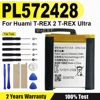 Brand-New 3.87V PL572428 500mAh Battery For Huami T-REX 2 T-REX Ultra Watch Battery + Tools