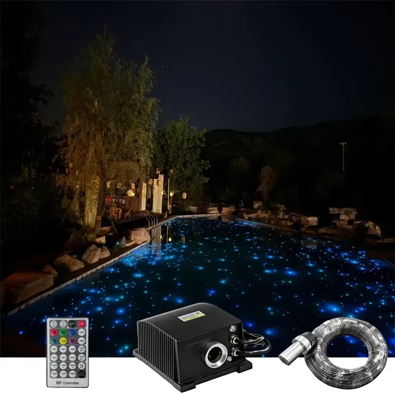 24W IP65 Waterproof LED Fiber Optic Light Engine For Outdoor Swimming Pool Sauna Decoration