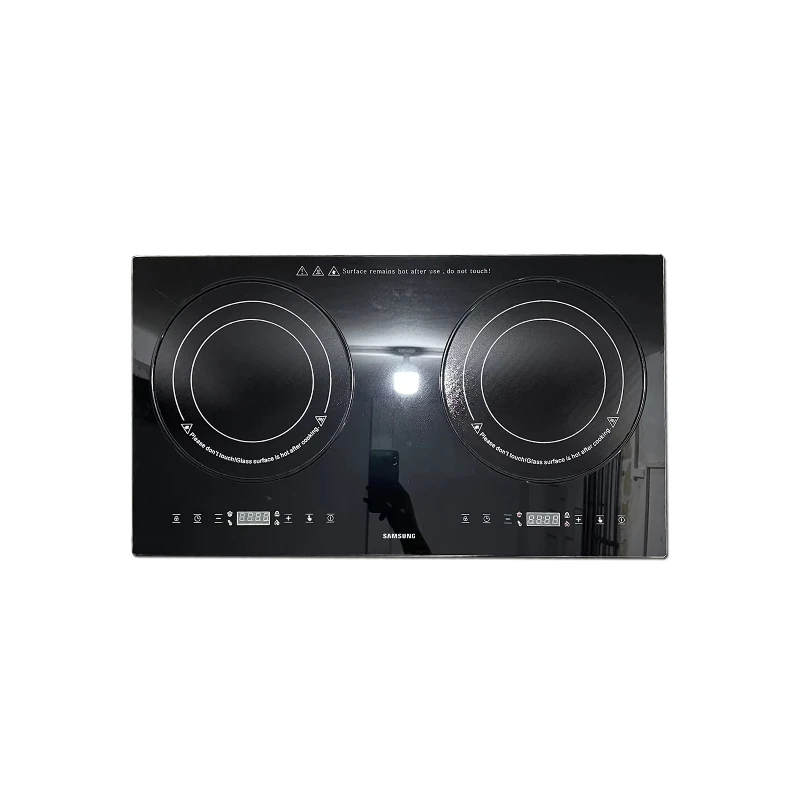 

End Embedded Built in External Dual-purpose 2 Burners Ceramic Hob Infrared Cooker Electric Stove 2000W Touch