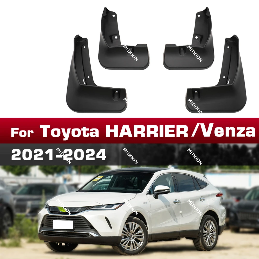 

Mud Flaps Splash Guards Mudguards Fender Mudflaps For Toyota Venza Harrier UX80 2021 2022 2023 2024 car Accessories