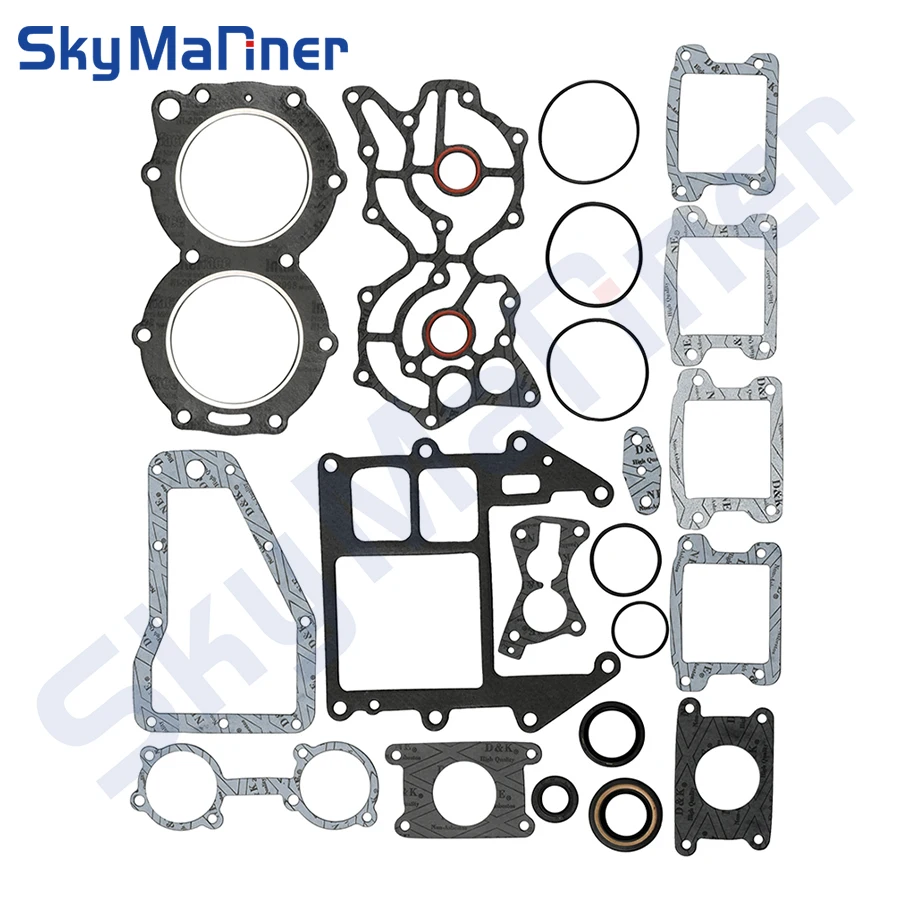 663-W0001-00-00 Boat Engine Power Head Gasket Kit Upper Casing  663-W0001-00 For Yamaha Ouboard Motor 2T 48HP 55HP 663-W0001