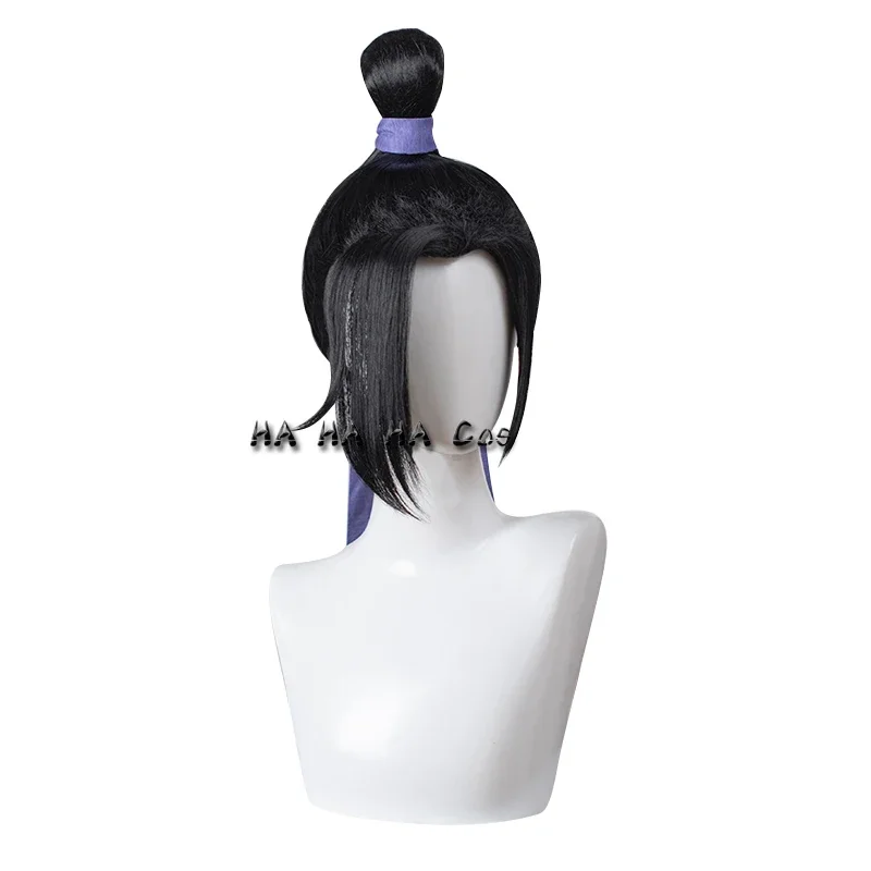 لان وانغ جي وي ووشيان شعر مستعار تأثيري هالوين أنيمي مو داو إلى شي الشعر الاصطناعية جيانغ تشنغ ون نينغ ون تشينغ جينلينغ شعر مستعار تأثيري