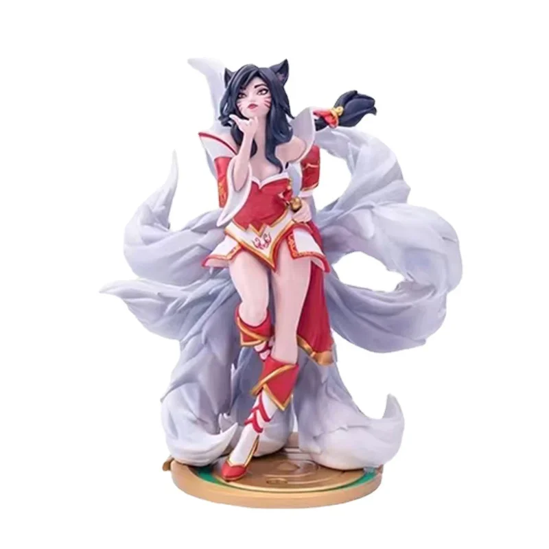 【In Stock】Original LOL Anime Figurine Ahri Action Figurals Statue Figures Cartoon Collectible Model Toy