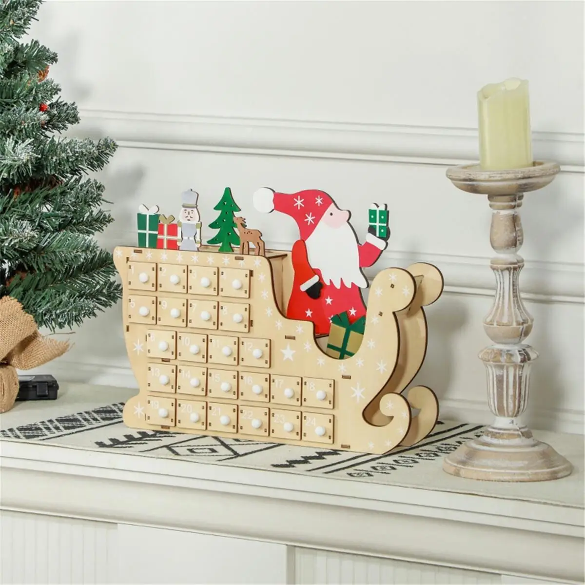 2023 Christmas Advent Calendar - Festive Countdown with Surprises for Holiday Cheer