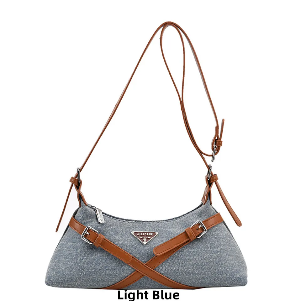 Denim Cloth Women Large Shoulder Bags Female Crossbody Bag Top-Handle Messenger Bags High Quality Vintage Totes Casual Handbags