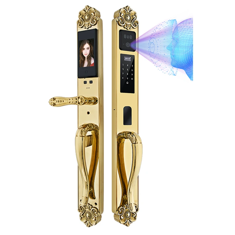 Luxury Villa Door Golden Yellow L'or Oro Smart Door Lock