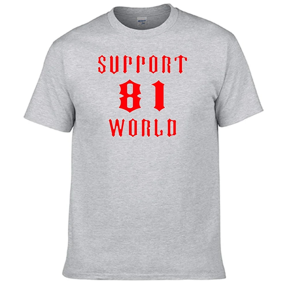 Support 81 World Hells Angels T Shirt Unisex 100% Cotton Top Sales Shirt N07