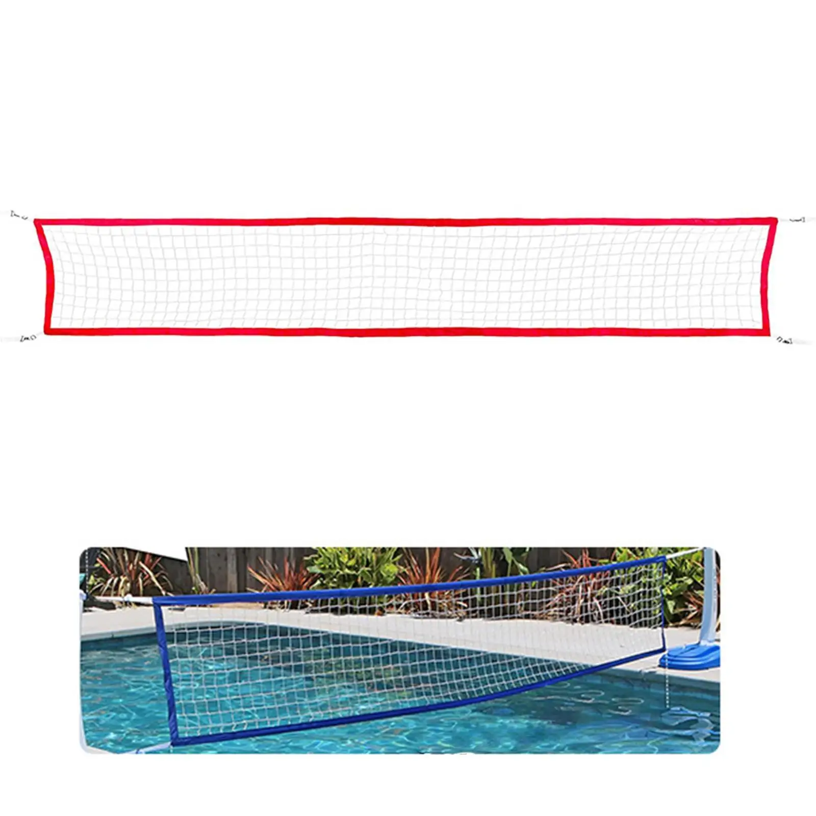 

Pool Volleyball Net Universal 15ftx3ft Heavy Duty Volleyball Practice Net Replacement for Park Beach Backyard Outdoor Sport Lawn