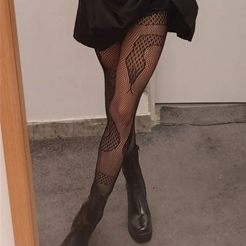 Bas résille fantôme d'Halloween pour femmes, collants en nylon, chaussettes de cuisse au genou, lingerie gothique sexy, cosplay anime, salle