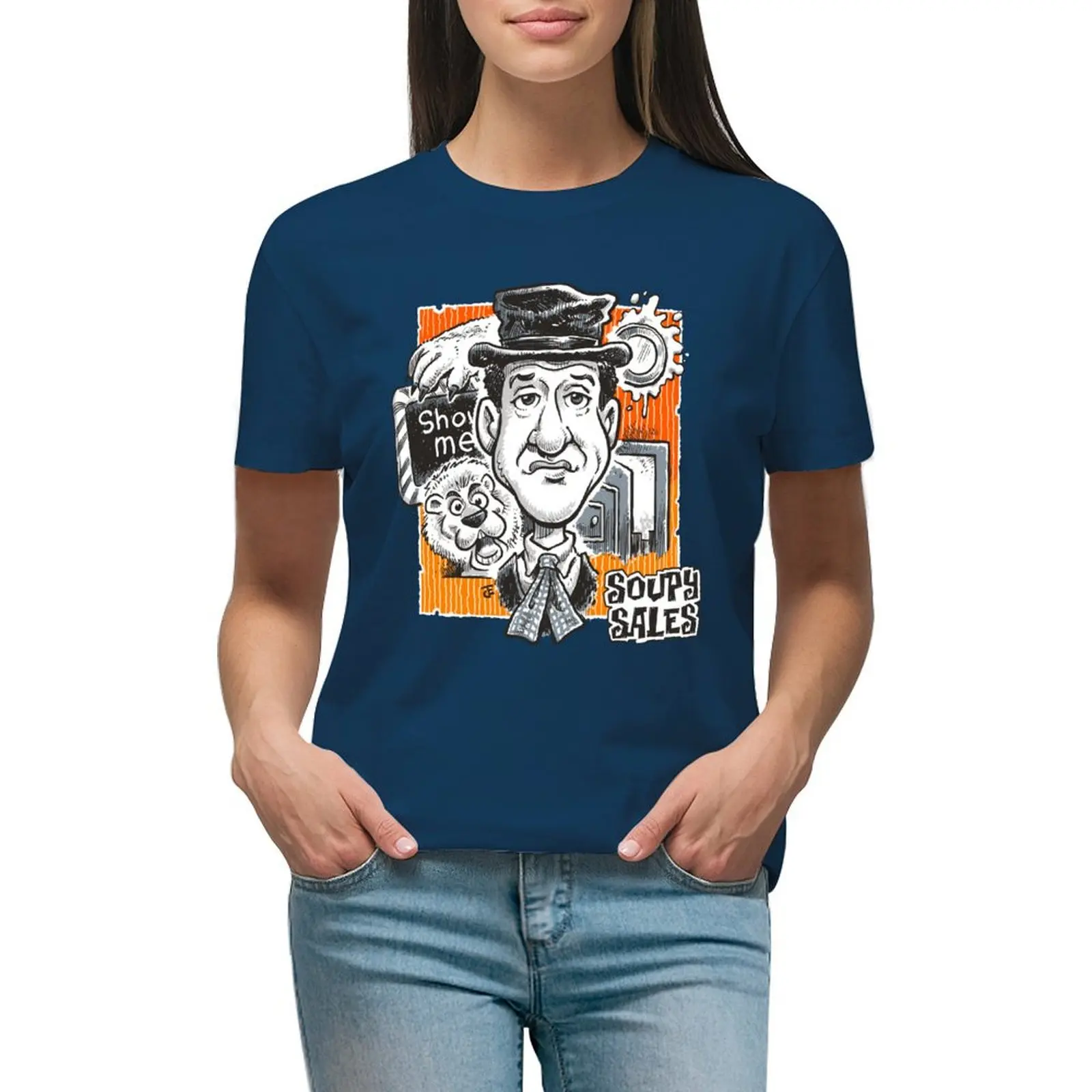 

SOUPY! T-shirt lady clothes Blouse Female clothing Woman clothes