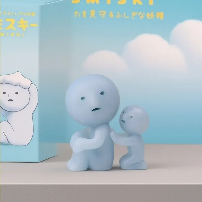 2025 nueva serie de baño Smiski lindo luminoso muñeca verde oscuro muñeca de acción de dibujos animados caja ciega de escritorio modelo regalo muñeca juguete ornamento