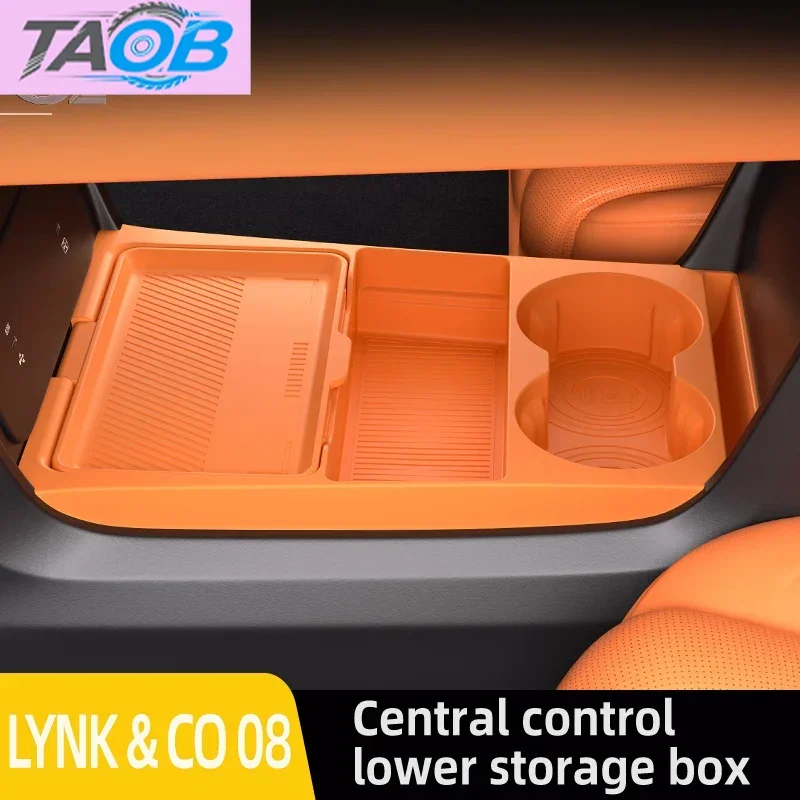 For ‌‌LYNK&CO 08 EM-P 2025 2026 Storage Box Center Armrest Hidden Box Cup Holder Organizer Interior Accessories