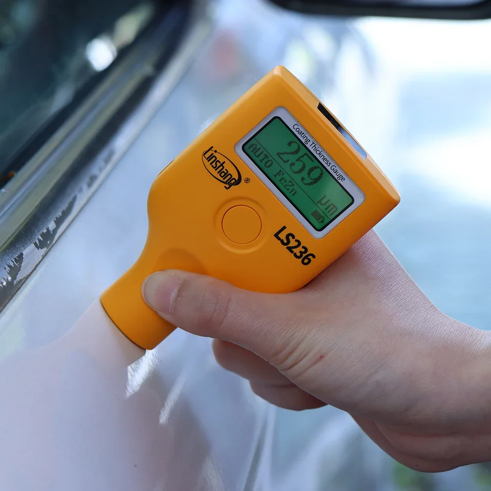 

Coating Thickness Gauge LS236 with Bluetooth Car Parts Dry Film Paint for Aluminum Iron and Plastic Substrate.