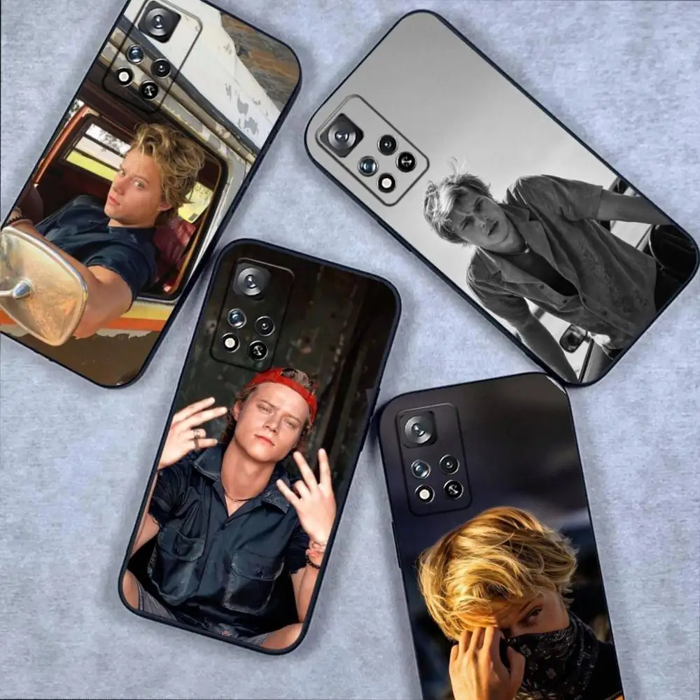 

R-Rudy Pankow O-Outer B-Banks Phone Case For Samsung S10,S21,FE,S21,Note 20,10 S25,S24,S23,Ultra,S9,S22,Plus Soft Black Cover