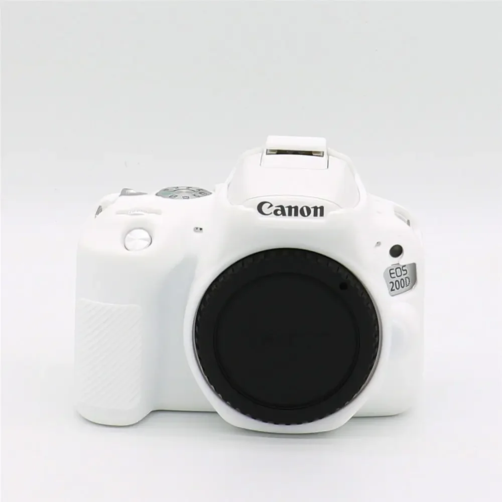 Dla Canon EOS 200D 200DII 250D Miękka silikonowa osłona na korpus aparatu Gumowa osłona skóry — zdjęcie produktu 3