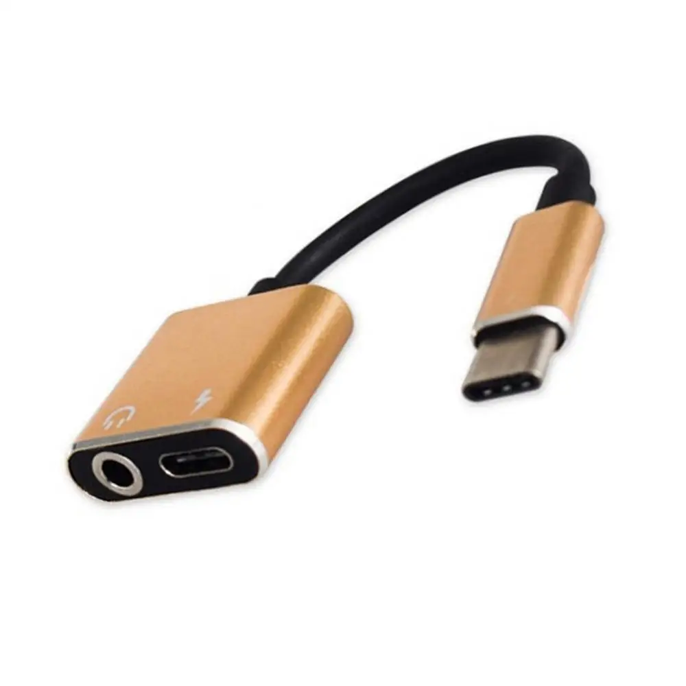 2 In 1 USB C To 3 5mm Headphone Jack Adapter Type C Charge Audio Aux Adaptor for S20 Ultra Note 20 10 Plus S21 Pro