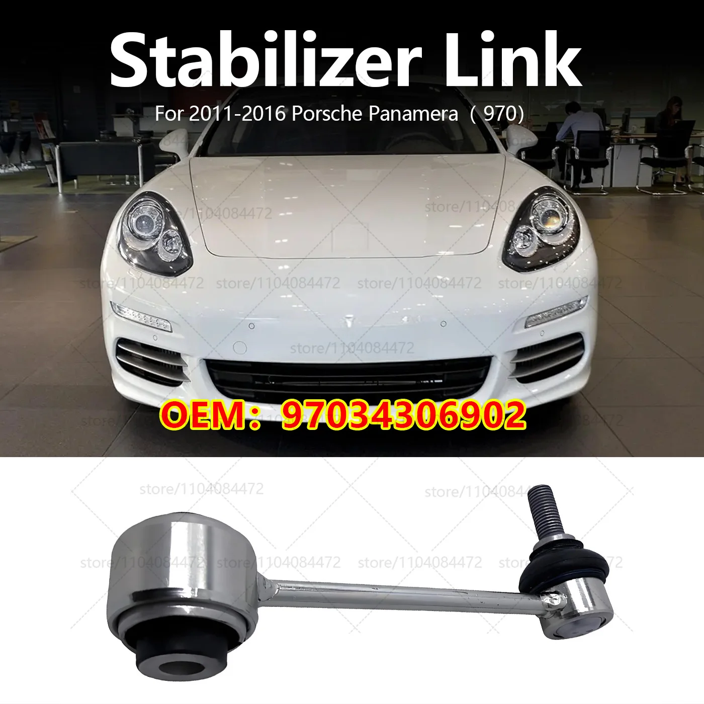

For 2011-2016 Porsche Panamera 970 Automobile Front Stabilizer Rods OEM 97034306902 97034306903