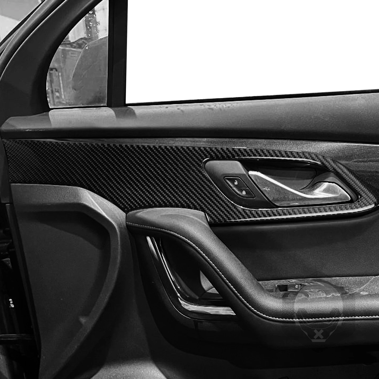 

3K Carbon Fiber Sticker for Chevrolet Blazer 2019—2025 Door Inner Trim Panel Cover Anti-Scratch Adhesive (Easy Install)