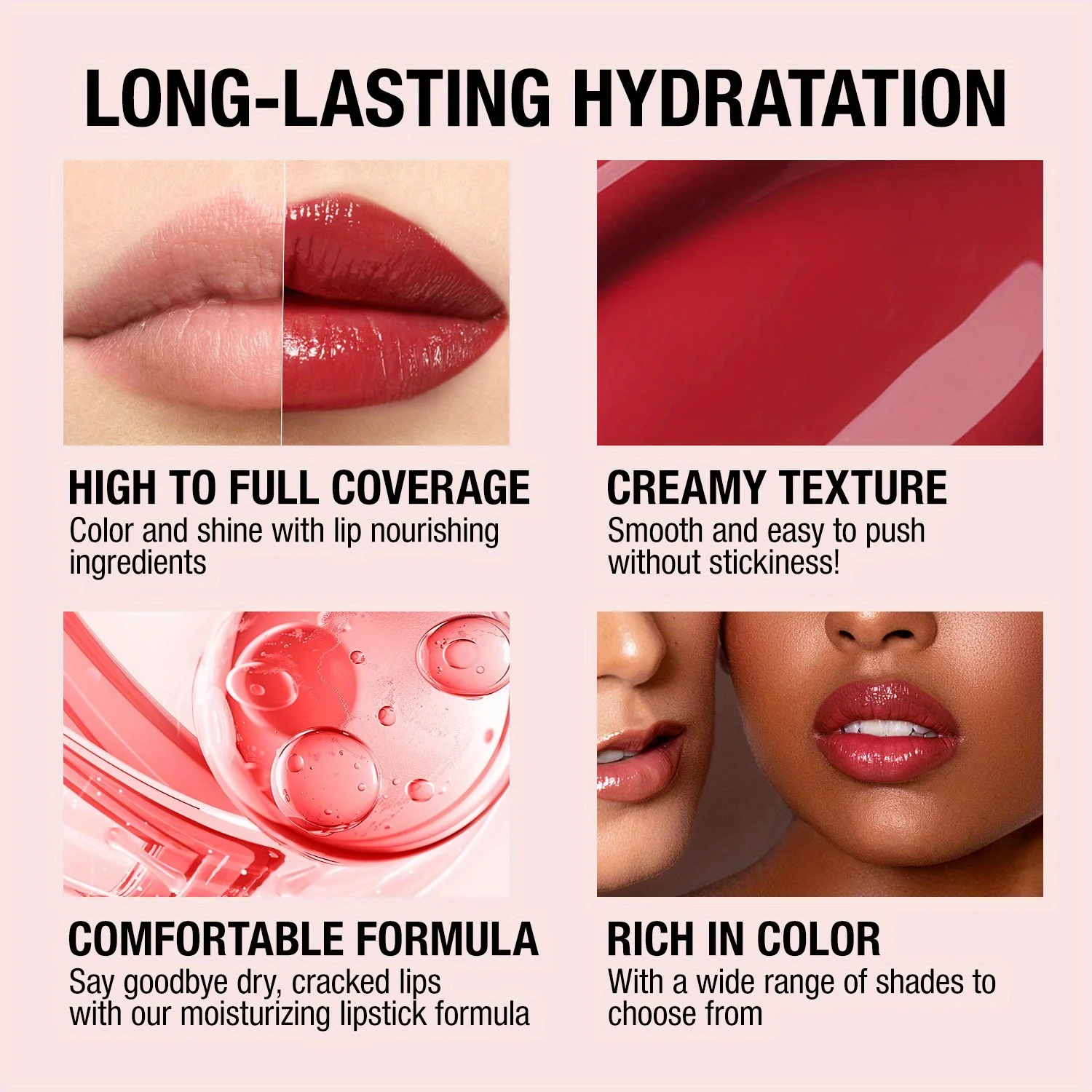 マットなリキッドリップスティックは色褪せせず、カップに付かないリップグレーズです。