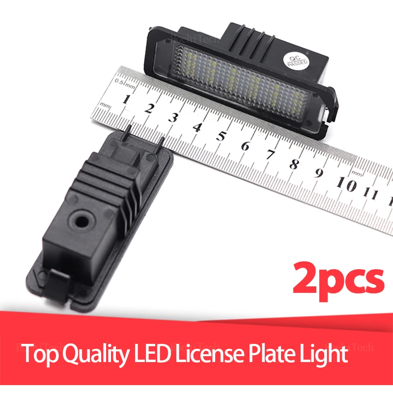 12V LED Car License Number Plate Light Lamp No Error For VW Passat B6 CC Eos Golf 4 5 6 7 MK7 Polo Superb Seat Leon Altea