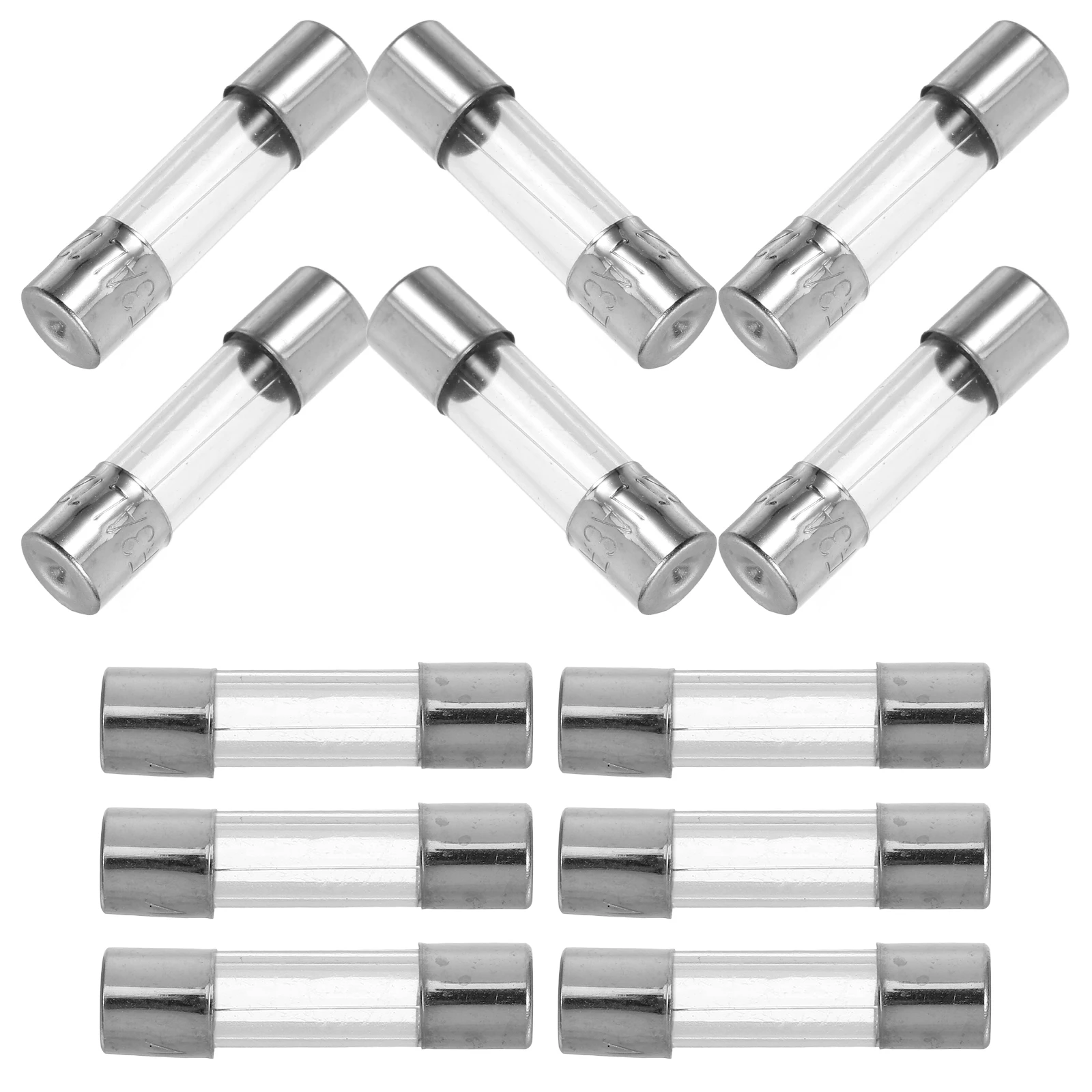 

20pcs Glass 125V Slow Blow Blow 5x20mm Circuit Protection Home Appliance Reliable Replacement Microwave