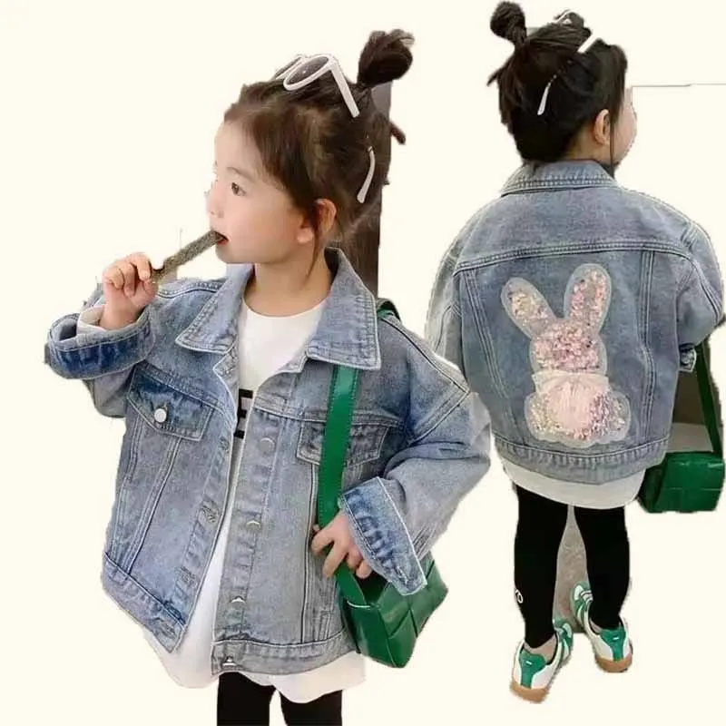 เด็กทารก DENIM เสื้อเด็กแฟชั่นเสื้อฤดูใบไม้ผลิเด็ก Casual Outerwear ฤดูใบไม้ร่วงวัยรุ่นหลวมปุ่มเสื้อผ้า 2-10 ปี