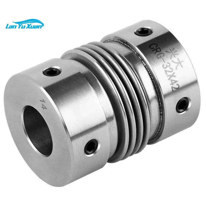 

Xingda CRG stainless steel top wire bellows coupling high torque elastic motor screw