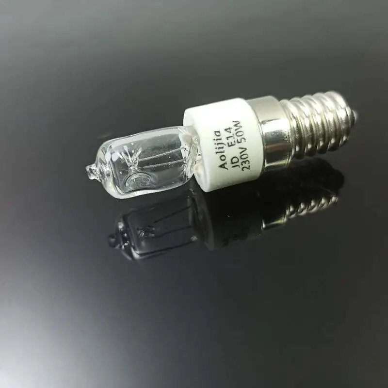 V220V 50W Oven Light Bulb High Temperature Resistant Safe Halogen Lamp Dryer Microwave Bulb For Household Lighting