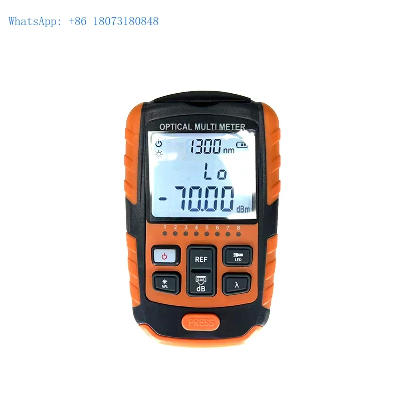 Mini Optical Multimeter -70~+6dbm -50~+26dbm 15MW FN26-OPM Visual Fault Locator RJ45 Mini Handle for Fiber Optic Equipment