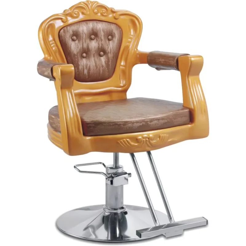 

Professional Salon Furniture Barber Shop Chair, PU + Stainless Steel