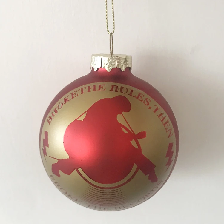 

Christmas colored ball decoration 8cm glass new style