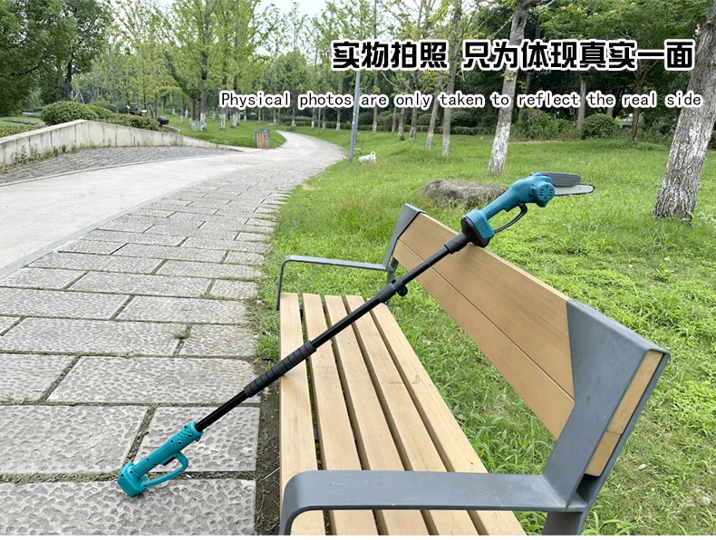 6-Inch Electric Chain Saw, 2.5cm Electric Pruning Shears, 1.7m Telescopic Extension Rod Asta Telescopica Per Potatura A Batteria