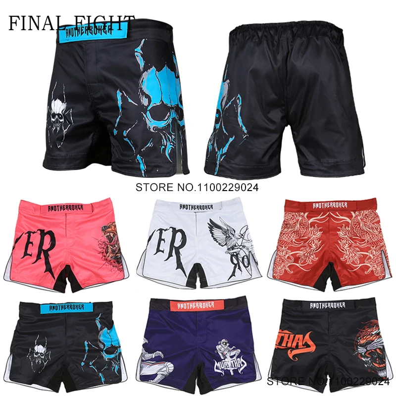 

MMA Men's Shorts Boxing Trunks Women Kids Sublimated Mixed Martial Arts Grappling Workout Clothing Gym Kickboxing Fight Pants