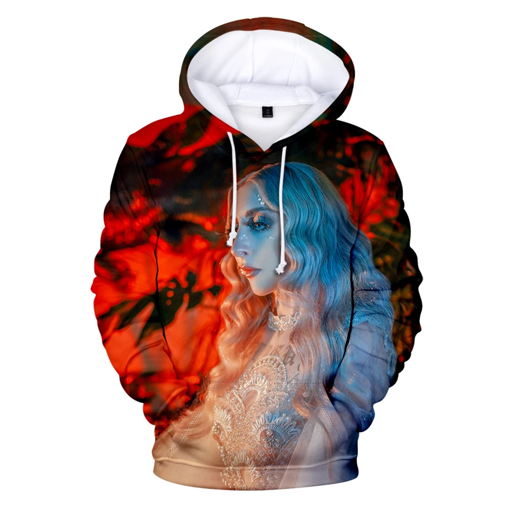 

2026 Lingua Ignota Hoodie Unisex 3D Sweatshirt Women Men Tracksuit Harajuku Streetwear American Singer Fashion Clothes Plus Size