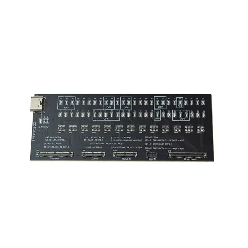 

A01E-Gimbal Signal Cable Test Tool For DJI 3/3C/3T/3 PRO 4 In 1 Drone Camera PTZ Transmission Line Test Board Parts