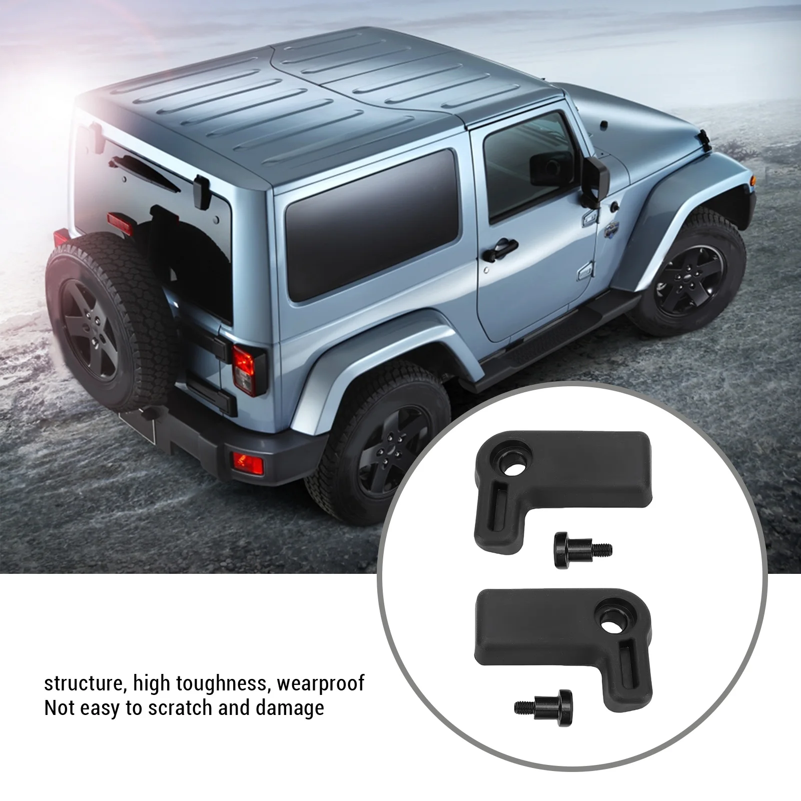 رافعة لوحة الجانب الأيمن الأيسر للسيارة 68004567AB لسيارة جيب رانجلر 07-17 SUV مغامرات الطرق الوعرة الصلبة لوحة دافئة رافعة السيارة الخارجية #4