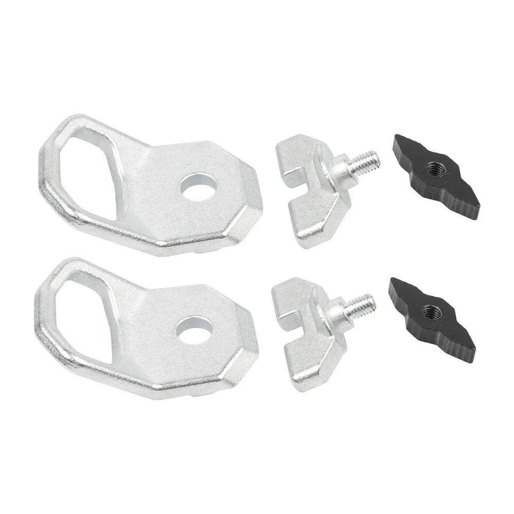 

Set of 2 Lock & Ride Max D-Rings for Polaris Ranger Xpedition 2024-2025 Models 2889620 2890894 Silver