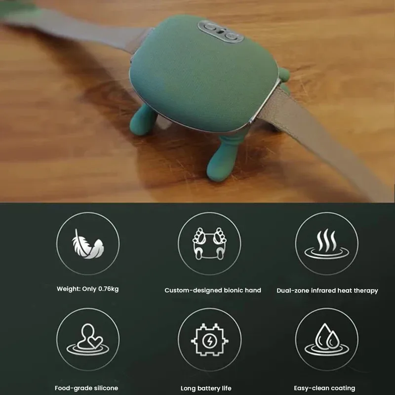 Masażer szyi i ramion, głęboki masaż tkanek Shiatsu, masażer pleców i szyi, masażer kręgosłupa szyjnego 4D, masaż ugniatający, bezprzewodowy masażer, łagodzenie zmęczenia