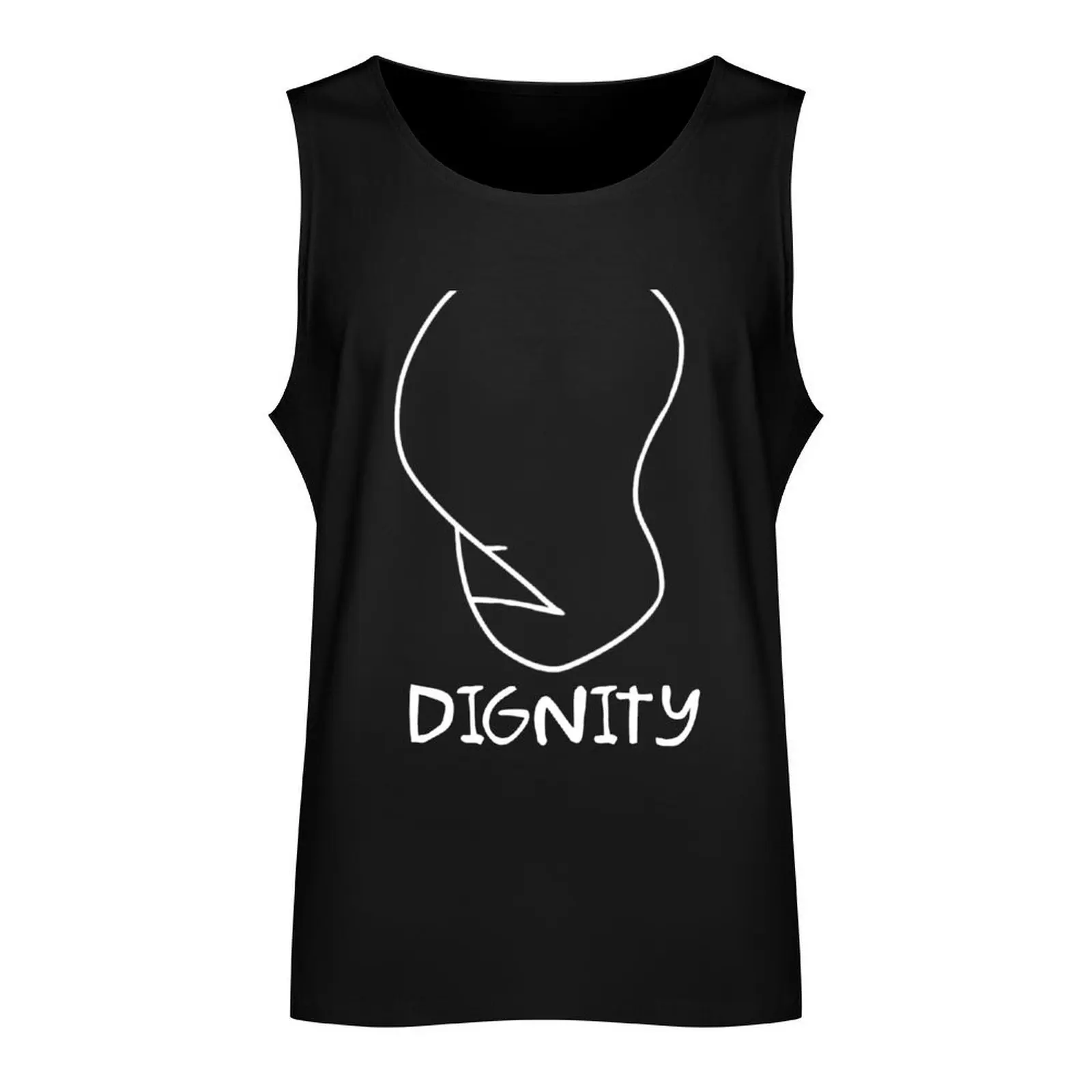 Dignity - Black Tank Top Men's sports t-shirt Men's gym t-shirt