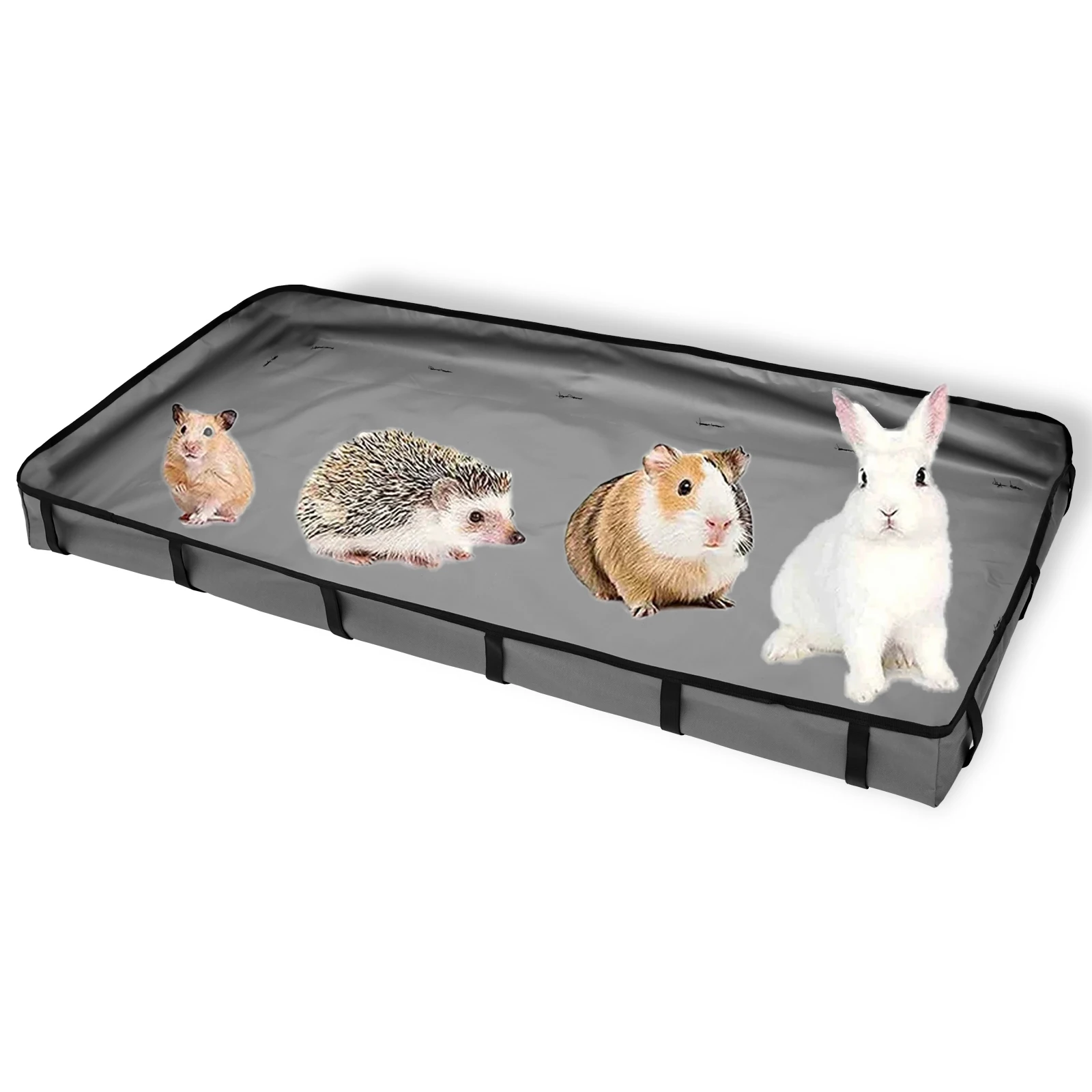 Doublures de Cage de cochon d'inde, fond de bâche imperméable, coussinets de pipi lavables, literie pour lapin Hamster Chinchilla