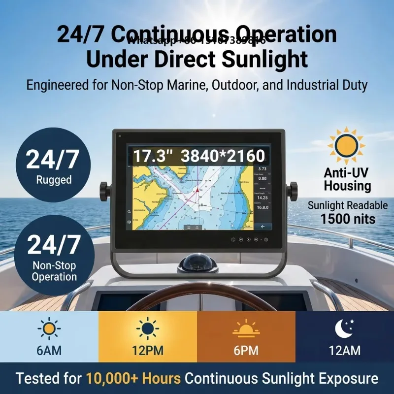 Marine High Brightness Lcd Display Capacitive Waterproof Touch Screen IP65/67 Industrial Outdoor Touch Screen Monitors
