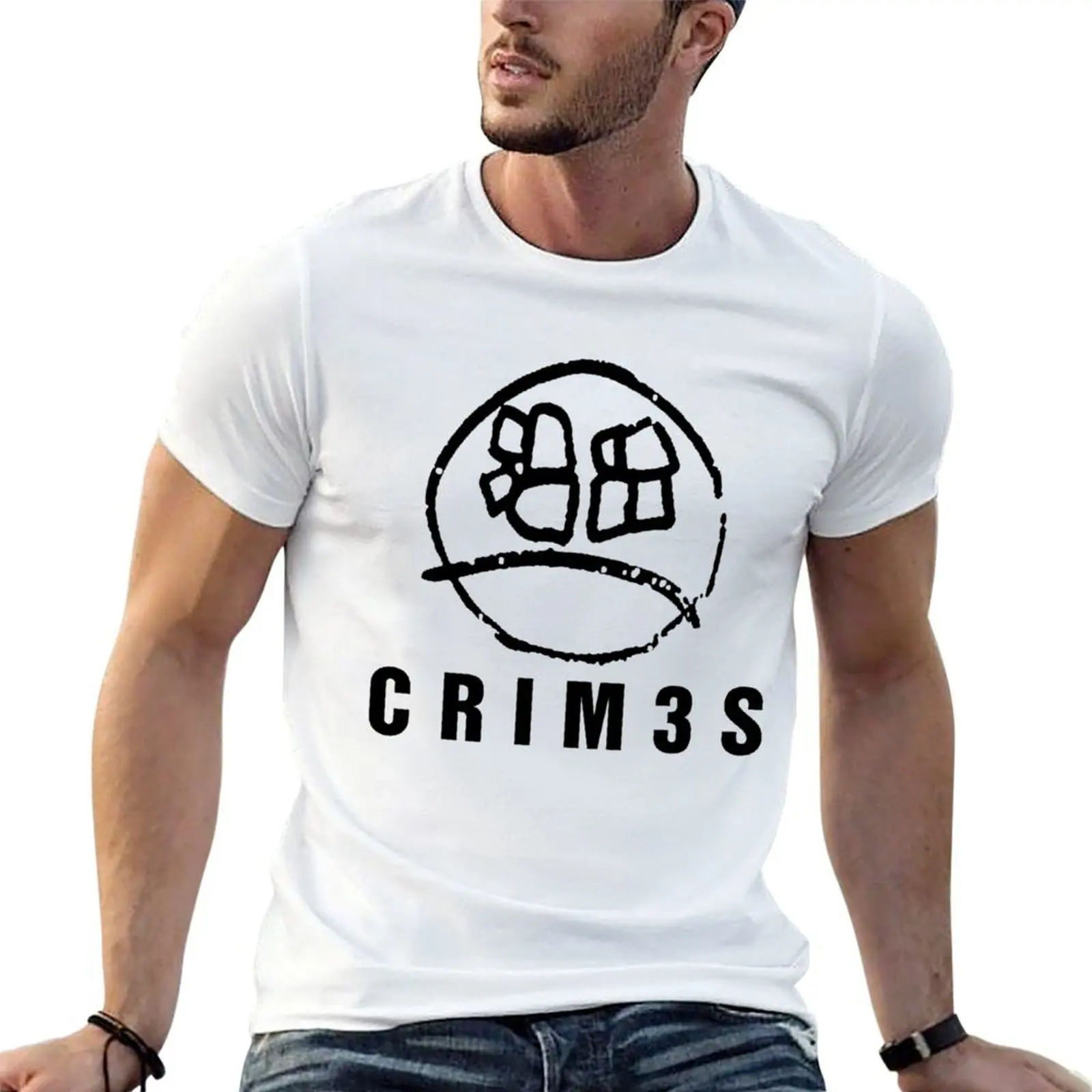 

CRIM3S Logo T-Shirt cotton t shirt pack t shirt for man 100 percent cotton T-Shirt