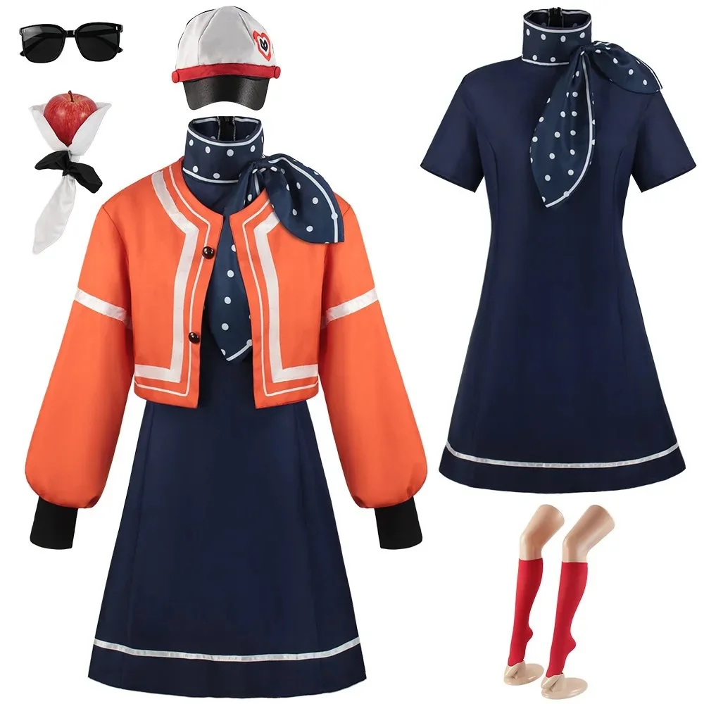 

Reverse 1999 Regulus Cosplay Costume Game Women Uniform Dress Jacket Props Hat Halloween Carnival Party Women Role Play