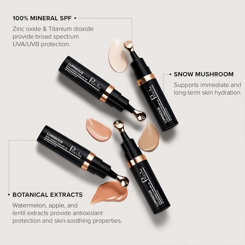 4 Color Under Eye Concealer Creamy Color Correcting Cover Dark Circles Fine Lines and Blemishes for All Skin Types Cosmetics