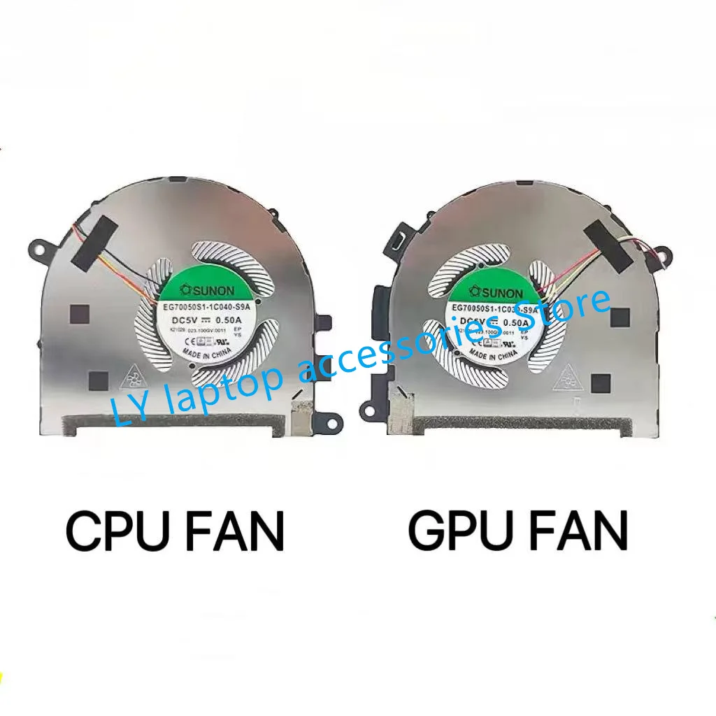 

CPU / GPU Cooling Fan for Lenovo Yoga C940-15IRH Yoga 9-15IMH5 Series 5H40S19977 EG70050S1-1C040-S9A EG70050S1-1C030-S9A