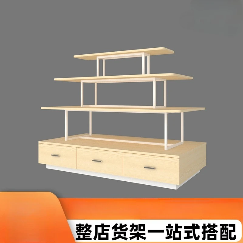 

Maternal and infant cosmetics, boutique jewelry, tide play store, Nakajima promotion, flowing water table display rack, multi-la